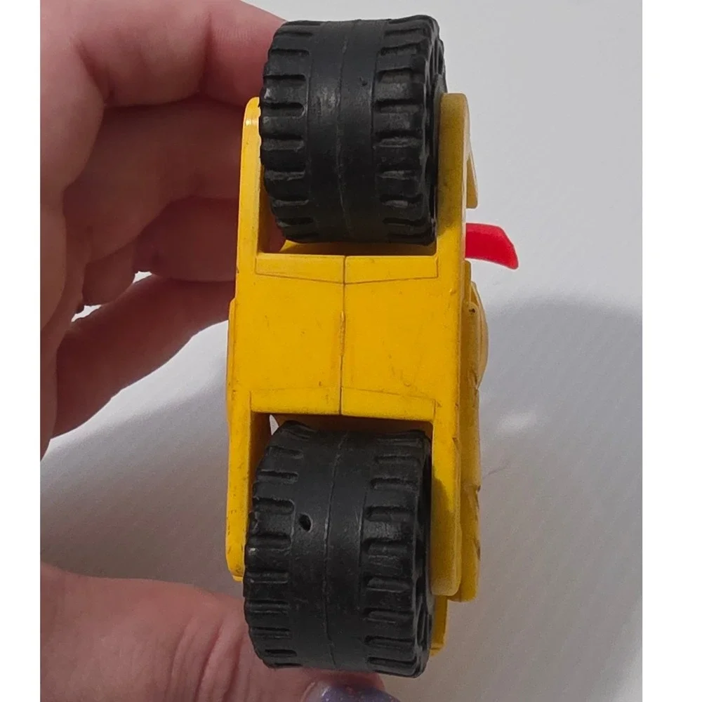 Fisher Price Little People Motorcycle Small Yellow Fair Vintage Toy Vehicle